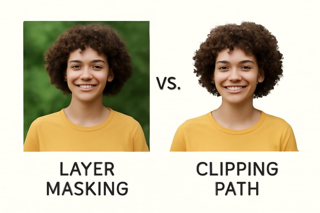 Layer Masking vs. Clipping Path
