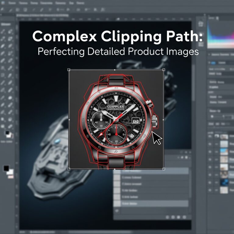 Complex Clipping Path Perfecting Detailed Product Images