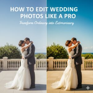 How to Edit Wedding Photos Like a Pro