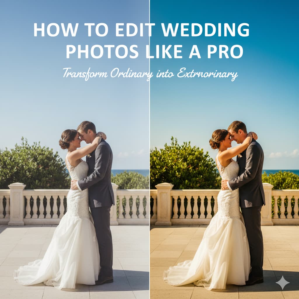 How to Edit Wedding Photos Like a Pro