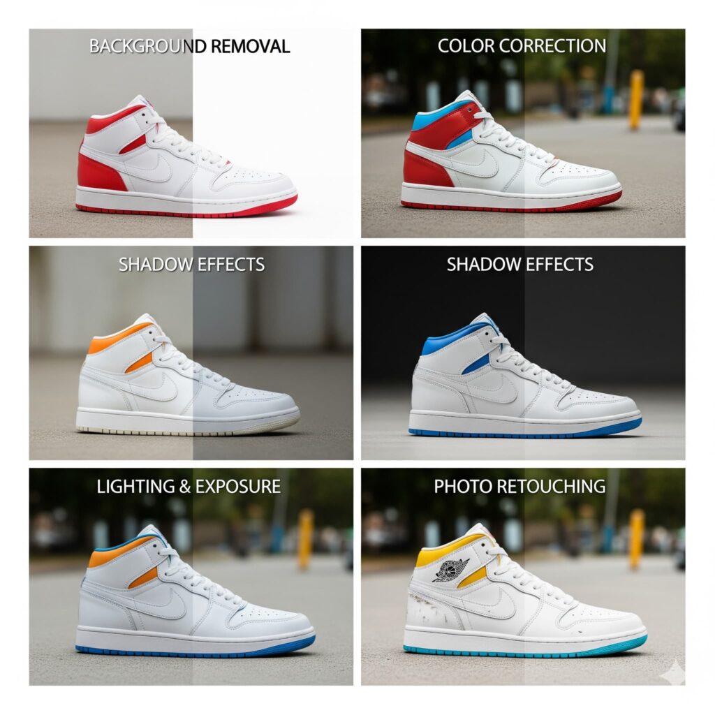 Key Elements of Shoe Image Editing