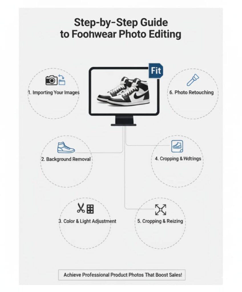 Step-by-Step Guide to Footwear Photo Editing